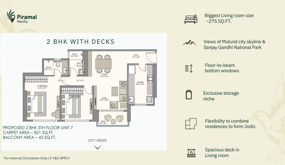 2 BHK WITH DECKS