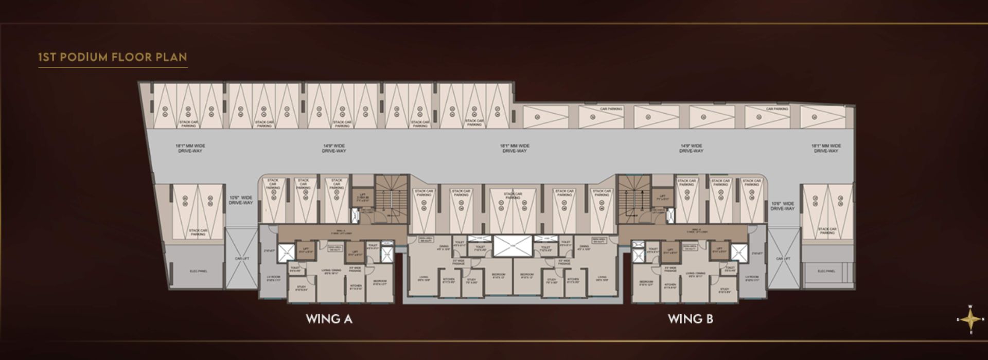 1st Podium Floor Plan