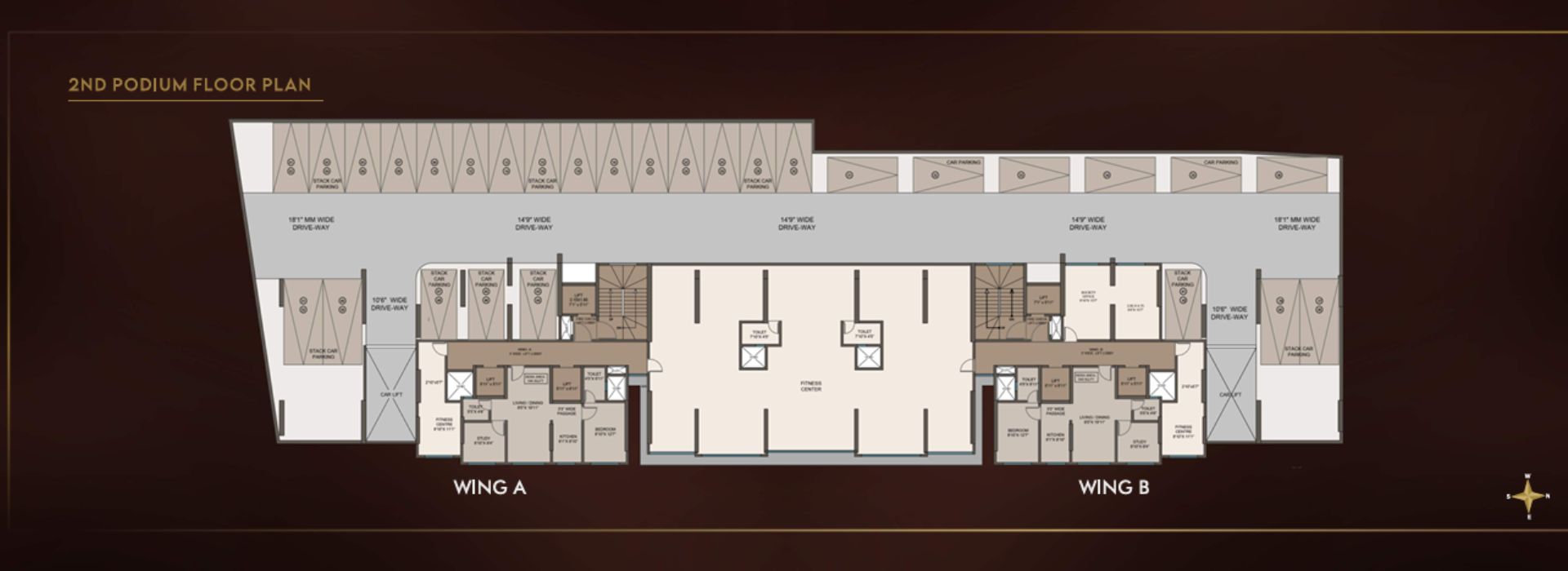 2nd Podium Floor Plan